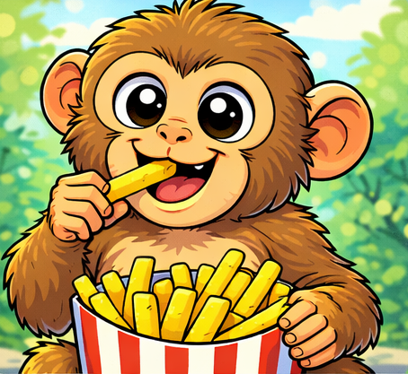 Verjaardagfeestje: Hungry Monkey